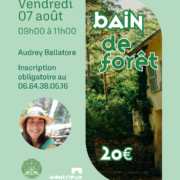 Bain de foret 7 aout Audrey