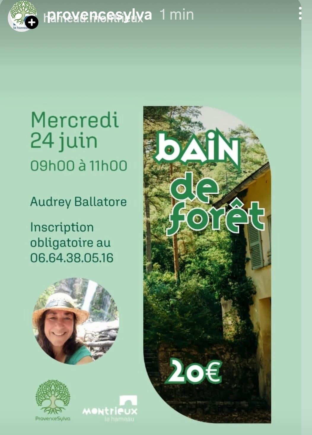 Bain de foret 24 juin Audrey