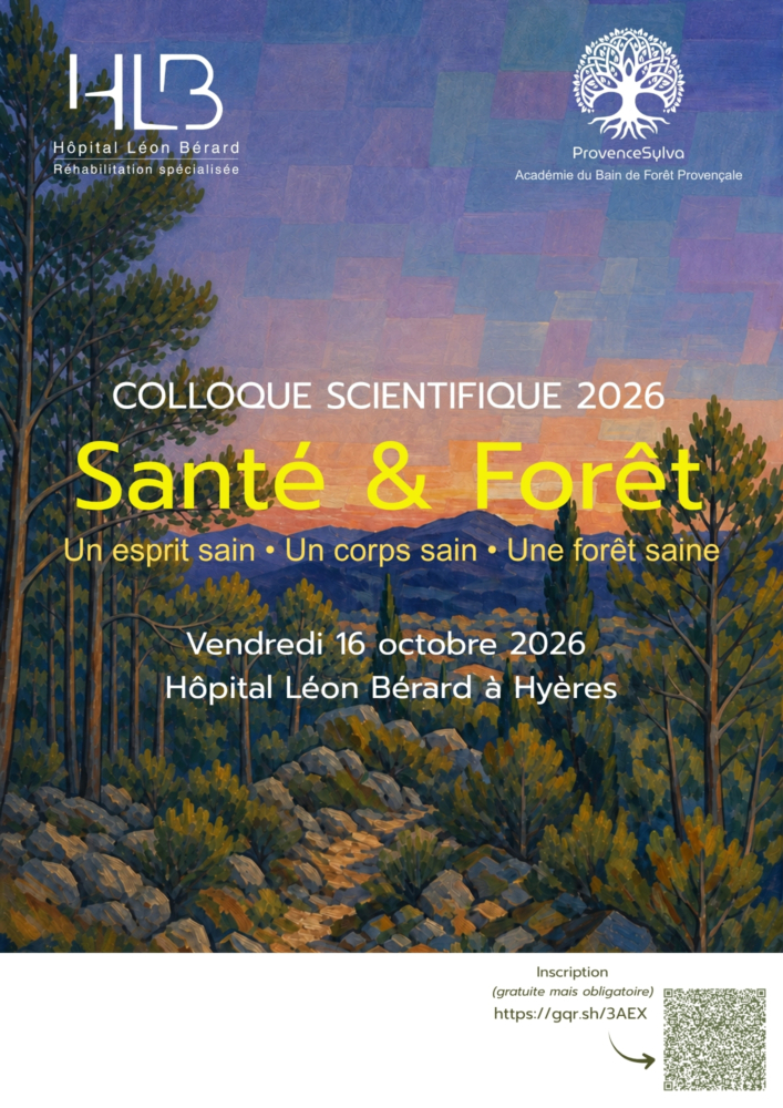 Affiche A4 - 2e colloque scientifique Santé et forêt 2026 affiches